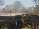 Zdjęcia z pożarów traw w okolicy gminy Brzeszcze.