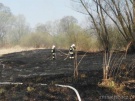 Zdjęcia z pożarów traw w okolicy gminy Brzeszcze.